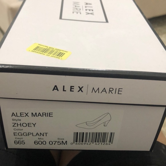 Alex Marie Wine pumps 🍷 WORN ONE TIME - Picture 4 of 4